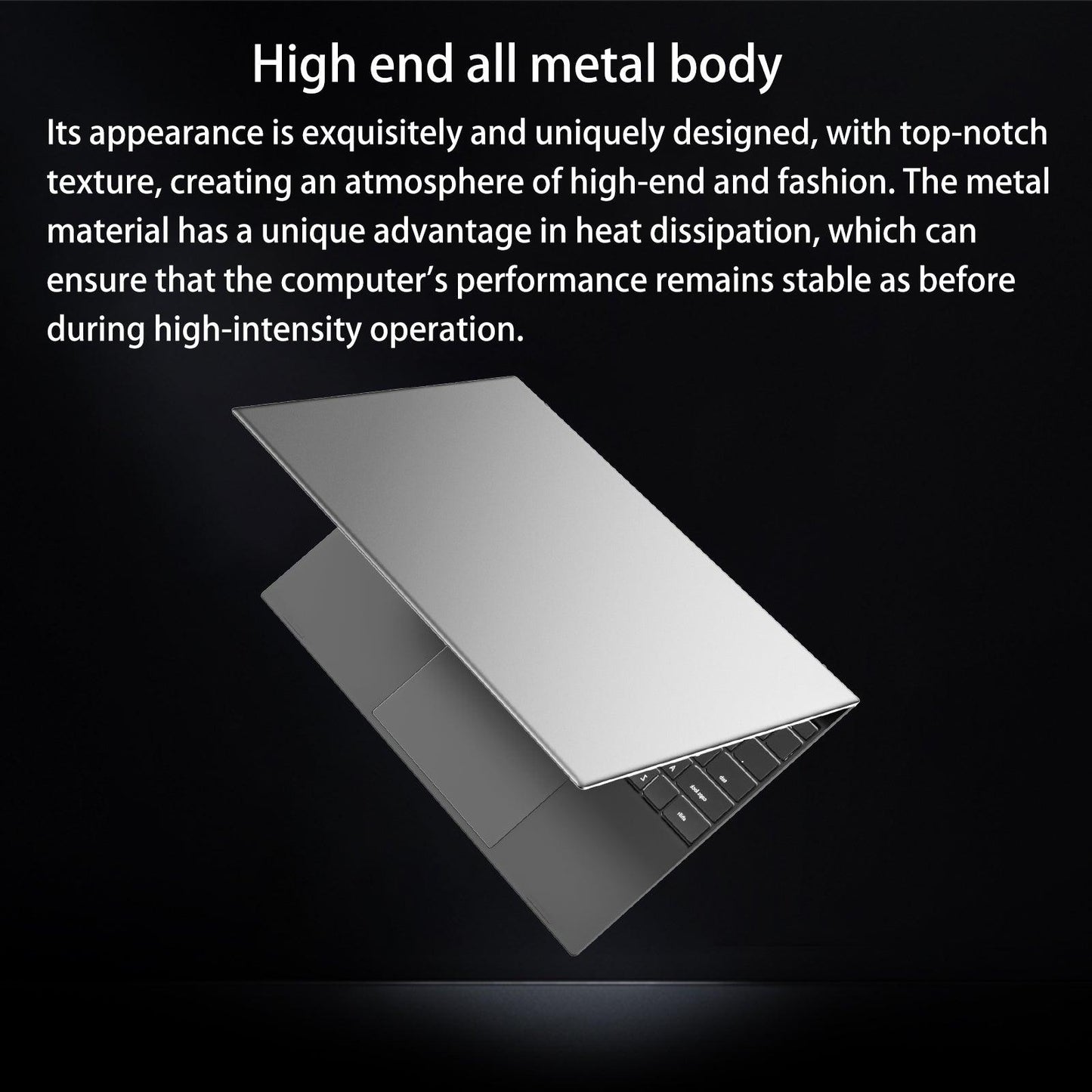Morostron N95 15.6 - Inch Laptop 16GB RAM 512GB Or 1TB SSD Finger Print Glass Panel Full Metal - Morostron