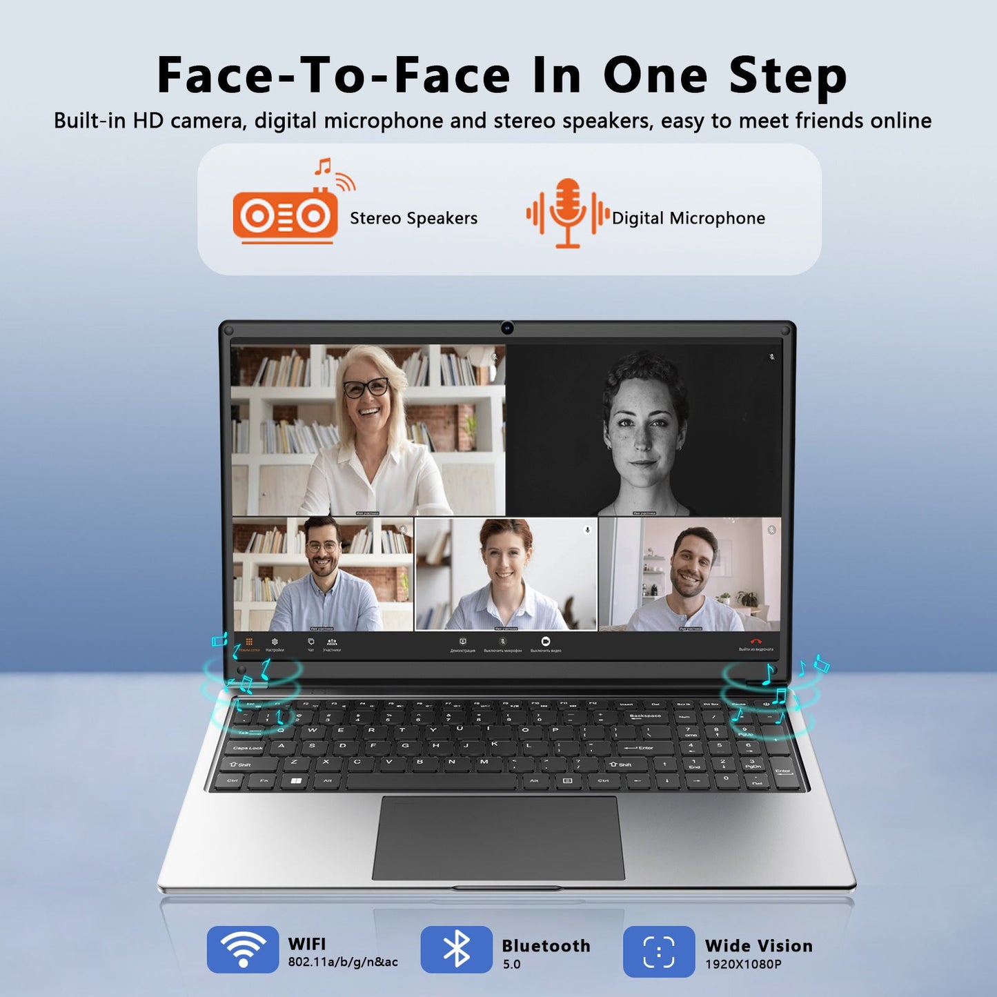 laptop 16 - inch 8GB DDR 256GB SSD portable laptop computer, expandable to 1TB, AMD A9 - 9400 Radeon R5 CPU up to 3.2 GHz, 9000mAh battery, Numeric Keypad, USB 3.0, dual - band WiFi, webcam, slim laptops - Morostron