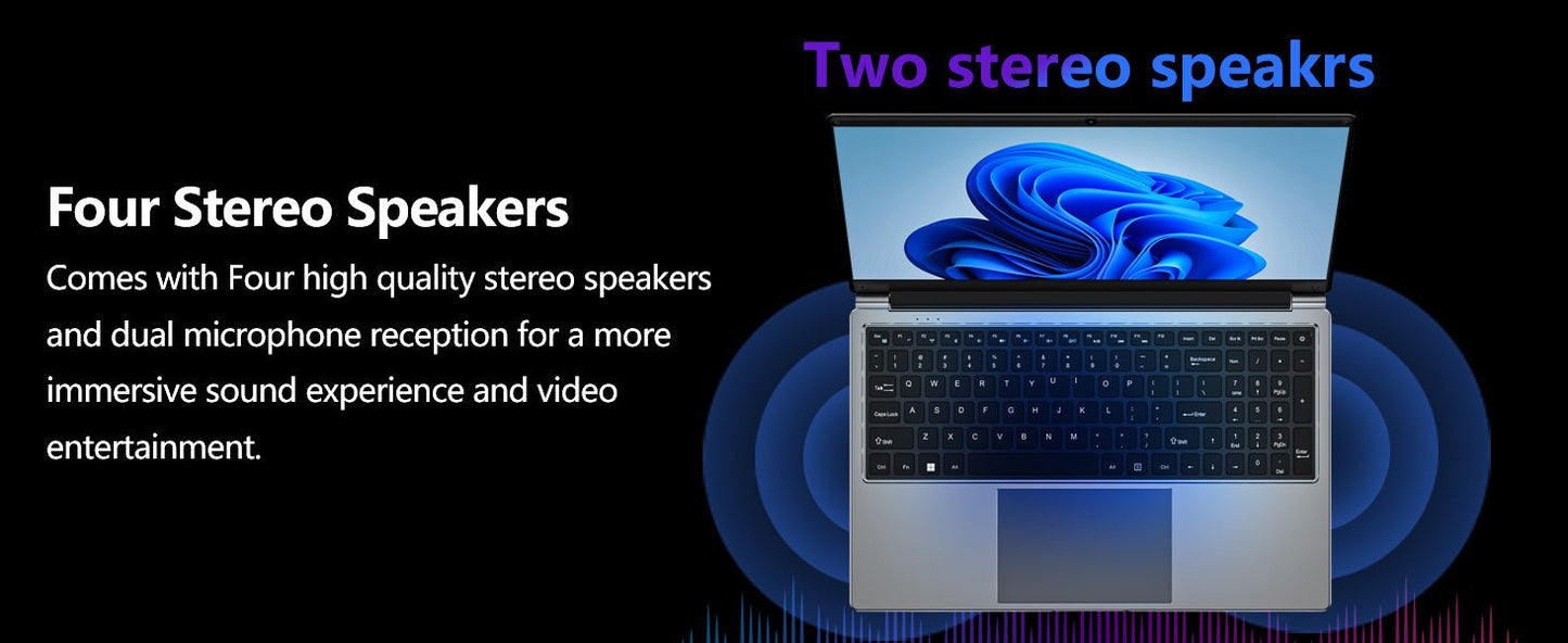 laptop 16 - inch 8GB DDR 256GB SSD portable laptop computer, expandable to 1TB, AMD A9 - 9400 Radeon R5 CPU up to 3.2 GHz, 9000mAh battery, Numeric Keypad, USB 3.0, dual - band WiFi, webcam, slim laptops - Morostron