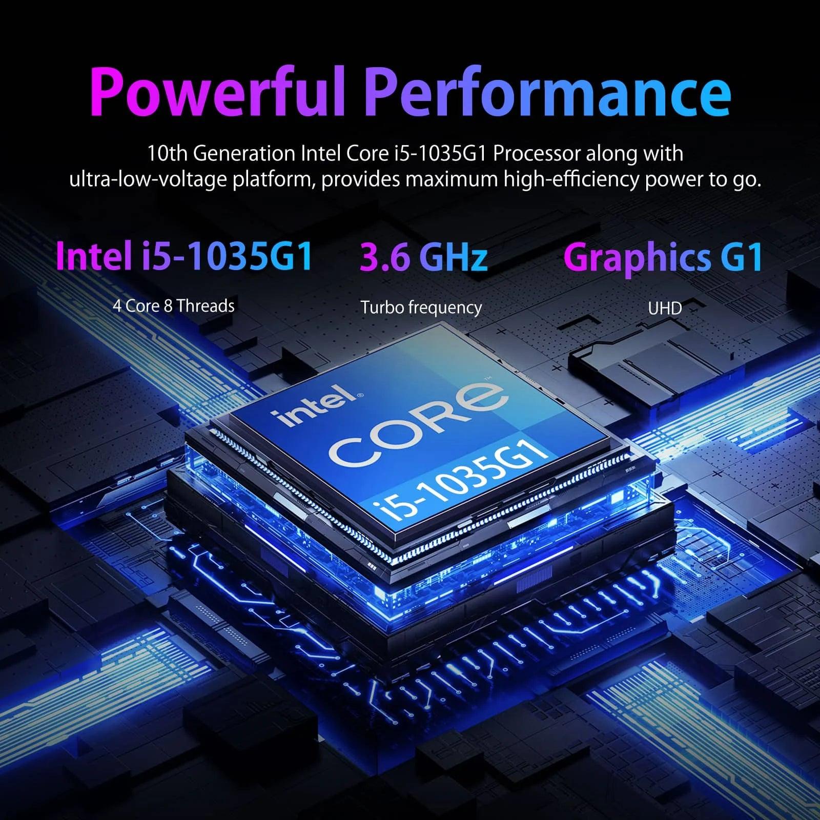 Morostron 13.5 Inch Laptop I5 - 1035G1 Win 11 backlit keyboard 3K finger print Laptop - Morostron