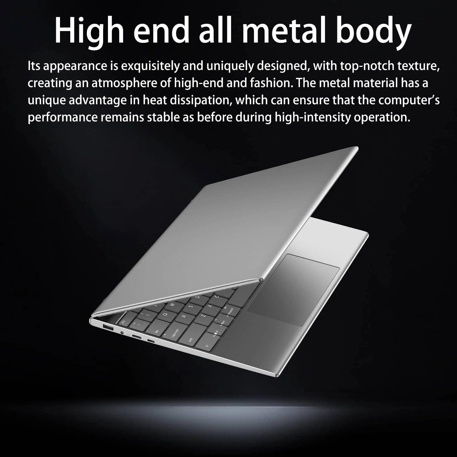 Morostron 13.5 Inch Laptop N95 Win 11 Touch Screen backlit keyboard Laptop - Morostron