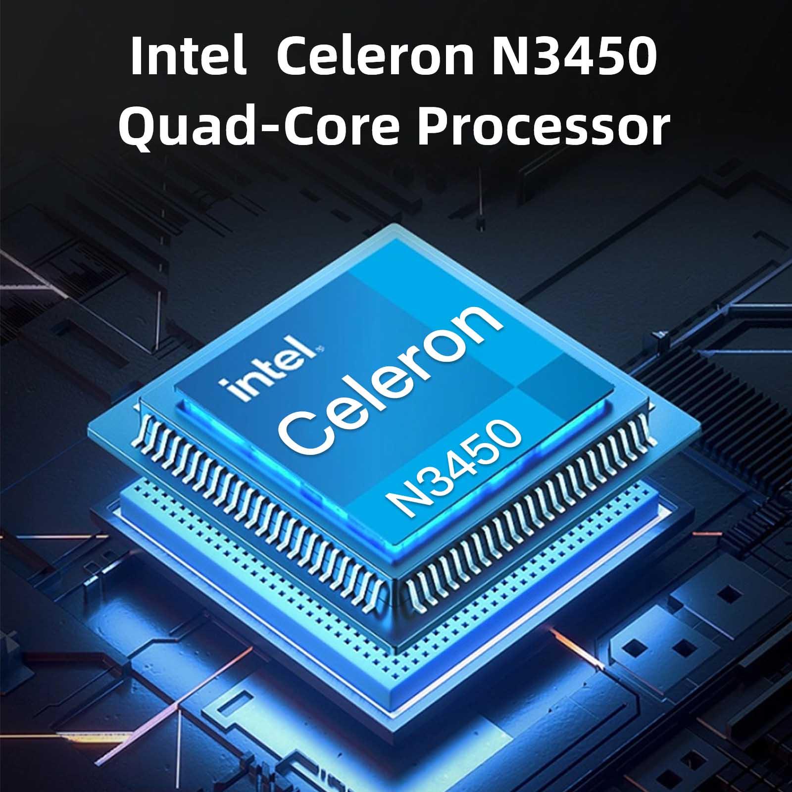 Morostron 15.6inch Laptop Win 11, Celeron Quad - core, 4GB+128GB, FHD Display - Morostron