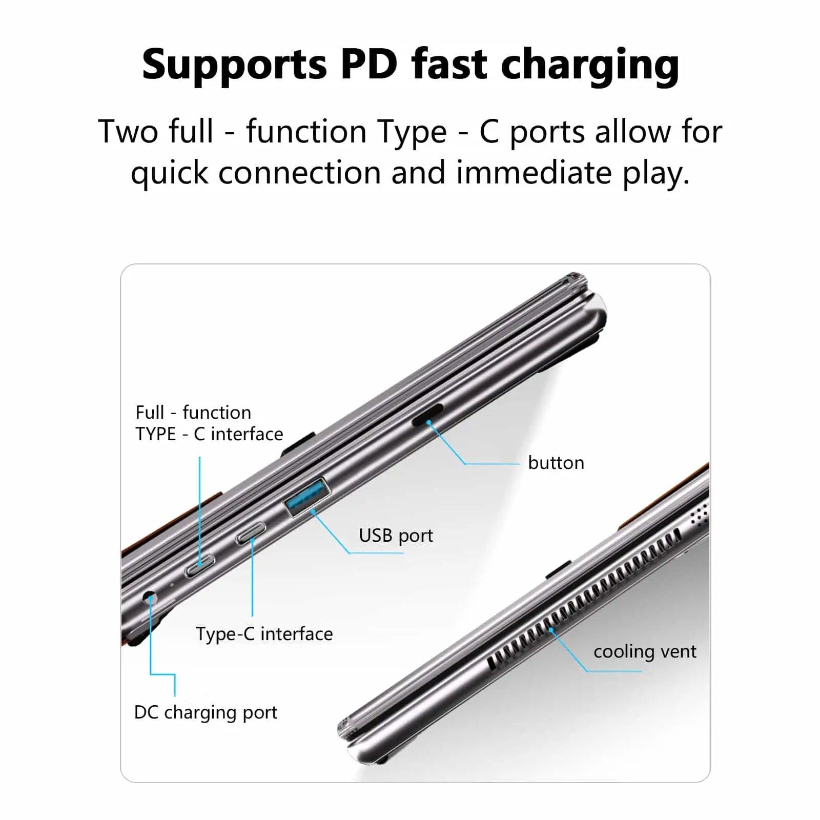 Morostron Intel Laptop 14 Inch Dual - Screen Touchscreen Laptop Win 11 Lightweight & Portable - Morostron