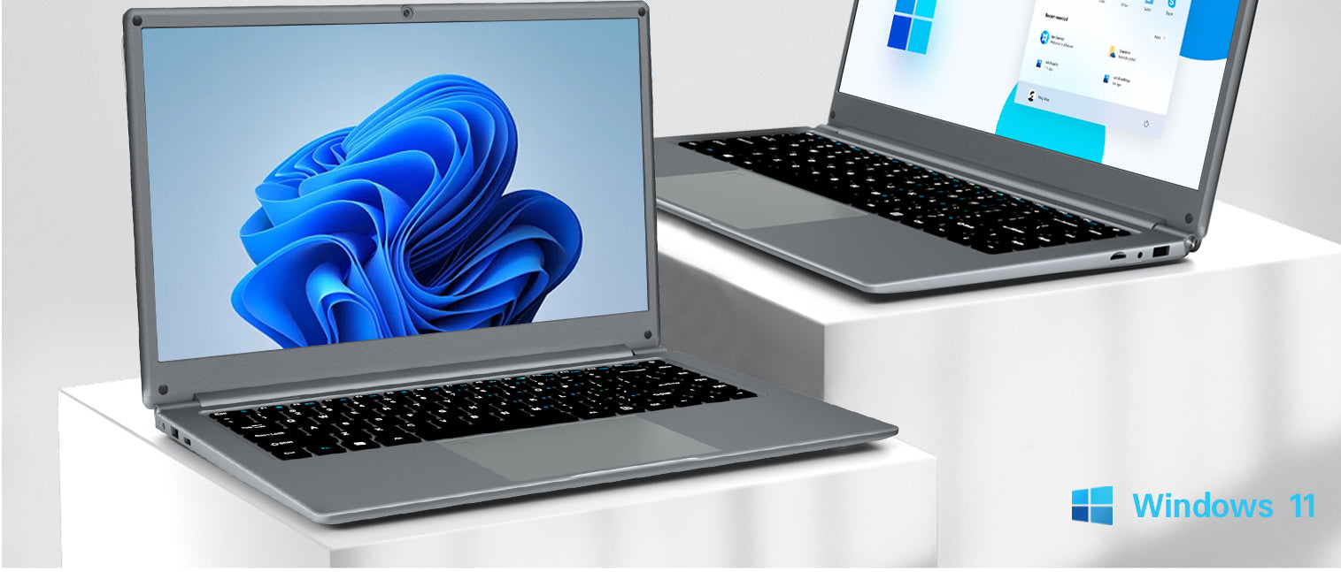 Morostron 15.6inch Laptop Win 11, Celeron Quad-core, 4GB+